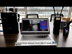 الكاميرا المرتدية على الجسم تعمل مع راديو شبكة IP