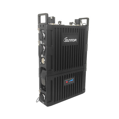 90M/bps معدل البيانات الراديو المتعدد العقدة Manpack Mesh للأمن العام