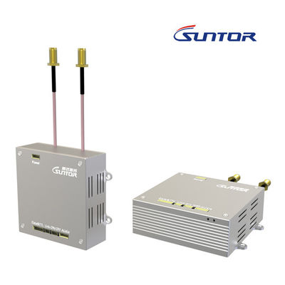70Mbps بدون طيار UAV Video Transmitter 1.4GHz IP Mesh Network 8s إعادة الربط